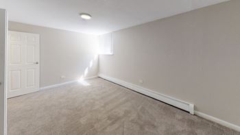 Carpeted bedrooms